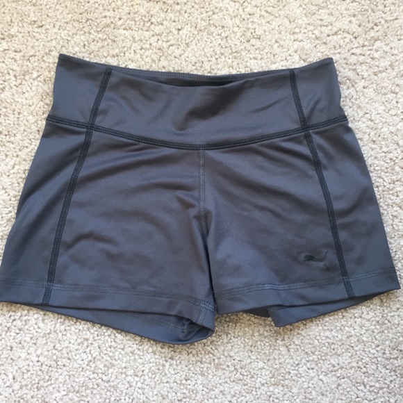 Puma Pants - Puma Gray Short Active Gym Workout Shorts